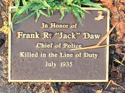 In Honor of Frank R. "Jack" Daw