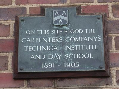 Plaque on Stratford Telephone Exchange building