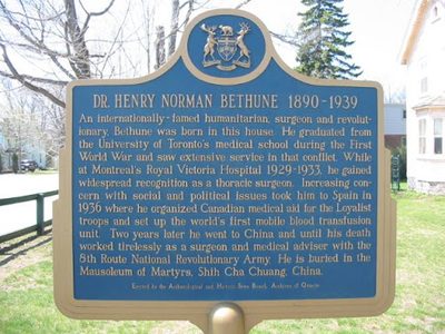 Dr. Henry Norman Bethune 1890-1939