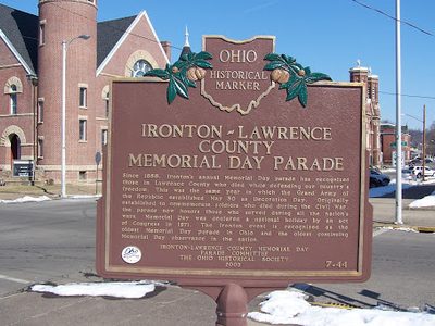 Memorial Day Parade Historical Marker