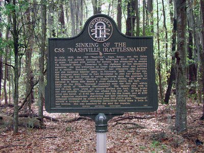 Sinking of the CSS 'Nashville (Rattlesnake)'