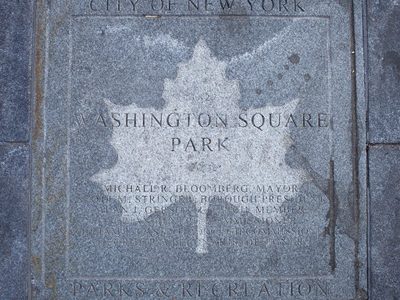 Dedicated NYC Plaque