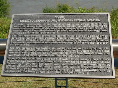 Sidney A. Murray, Jr., Hydroelectric Station