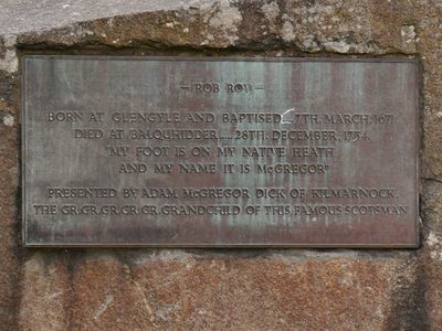 Rob Roy Statue (detail)