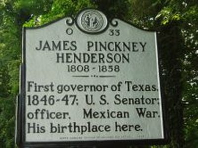JAMES PINCKNEY HENDERSON 1808-1858