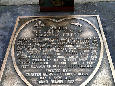Jackson: The Jumping Seat of Calaveras County