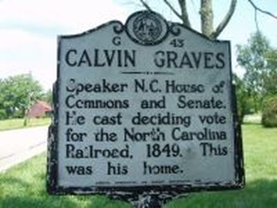 CALVIN GRAVES  1804-1877