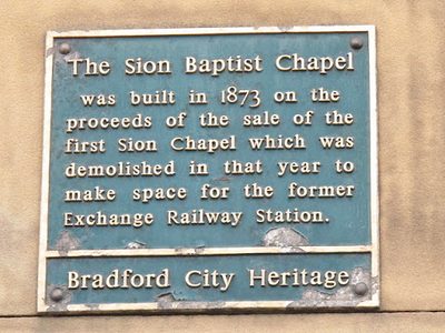 Date plaque on former chapel