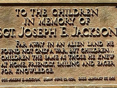 In Memory of Sgt. Joseph E. Jackson