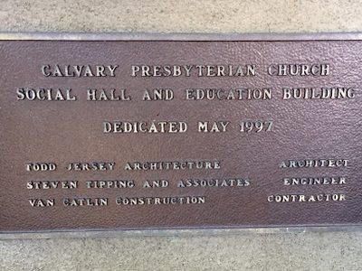 Calvalry Presbyterian Church Social Hall and Education Building