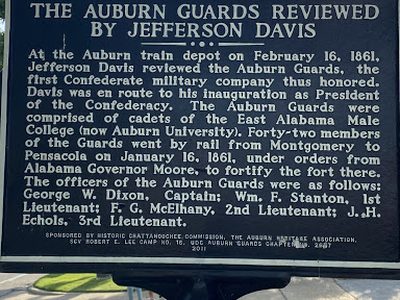 THE AUBURN GUARDS REVIEWED BY JEFFERSON DAVIS