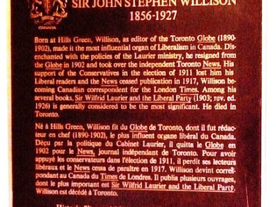 Sir John Stephen Willison 1856-1927