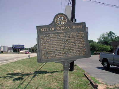 Site of McPeak House