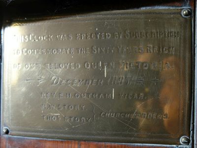St Mary's church: Clock dedication