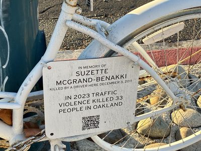 Suzette McGrand-Benakki Ghost Bike