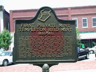 First Private Mint Templeton Reid Mint 1830-1831