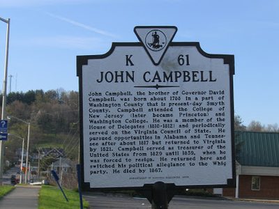 Marker: John Campbell (K 61)