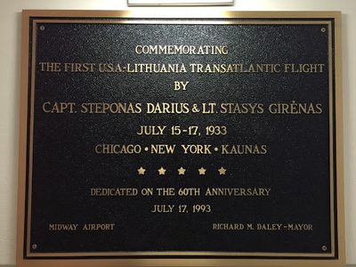 First USA-Lithuania Transatlantic Flight