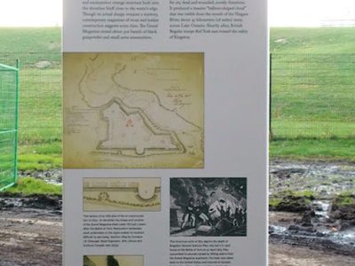Grand Magazine and Explosion Crater