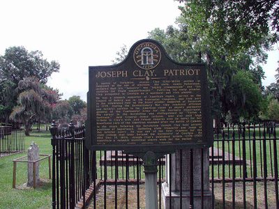 Joseph Clay, patriot