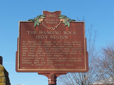 Hanging Rock Iron Region Historical Marker