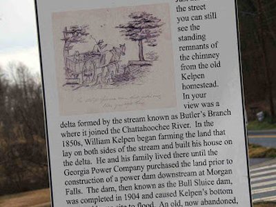 Kelpen Homestead and Old Main Road to Roswell