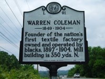 WARREN COLEMAN 1849-1904