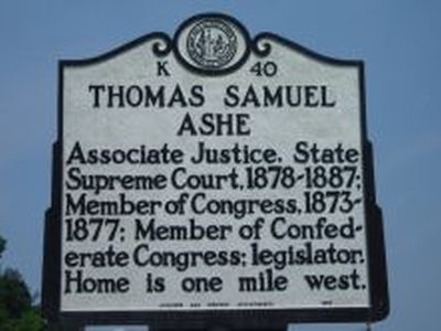 THOMAS SAMUEL ASHE