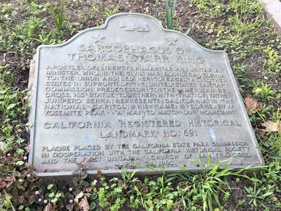 Sarcophagus of Thomas Starr King