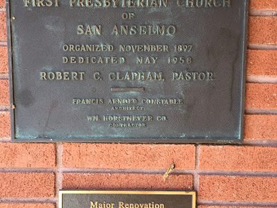 FIRST PRESBYTERIAN CHURCH  OF SAN ANSELMO