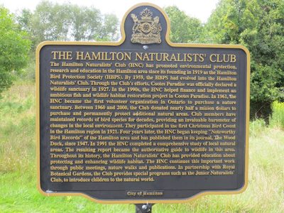 The Hamilton Naturalists' Club