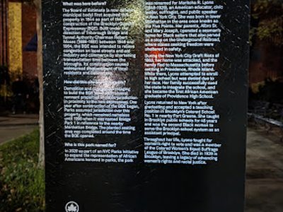 Maritcha R. Lyons Park