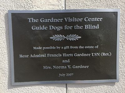 The Gardner Vistor Center Guide Dogs for the Blind