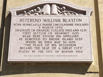 Reverend William Blaxton