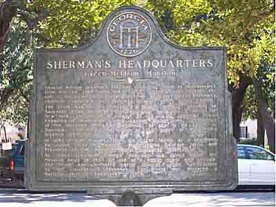 Sherman's Headquarters, Green&mdash;Meldrim Mansion