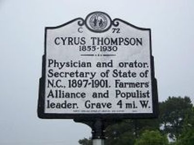 CYRUS THOMPSON 1855-1930