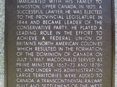 Sir John A. Macdonald 1815-1891