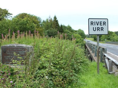 Bridge Plaque at the River Urr