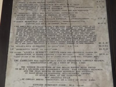 Chertsey's Historic Bells