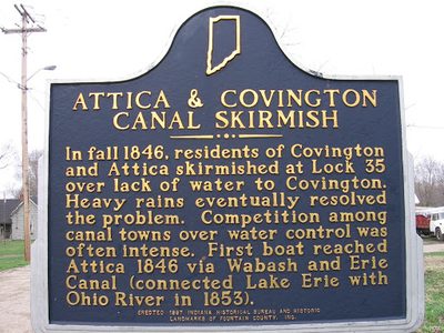 Attica & Covington Canal Skirmish