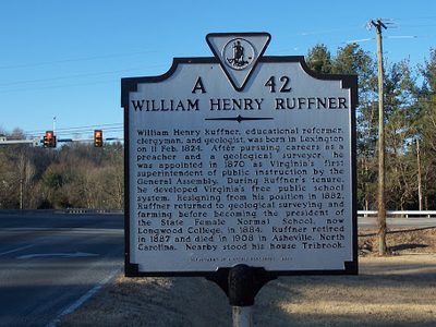 William Henry Ruffner Historical Marker