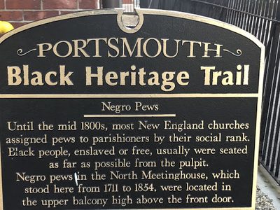Portsmouth Black Heritage Trail: Negro Pews