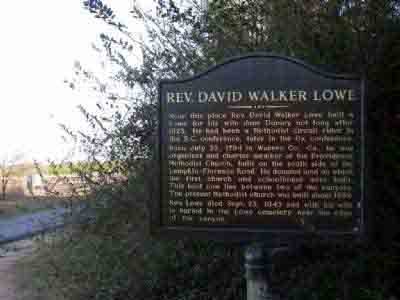 Rev. David Walker Lowe