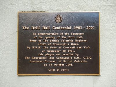The Drill Hall Centennial 1901 – 2001
