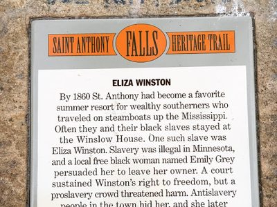 Eliza Winston: Saint Anthony Falls Heritage Trail