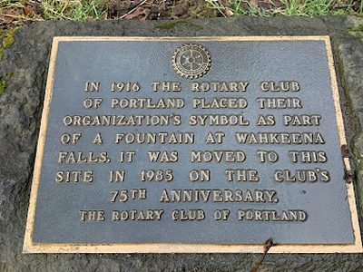 A plaque to honor a plaque