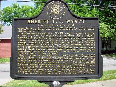 Sheriff L.L. Wyatt [side 2]