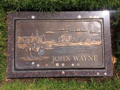 John Wayne's Gravestone