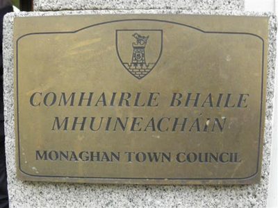 Plaque, Monaghan Town Council