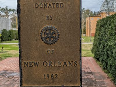 Donated by Rotary International of New Orleans